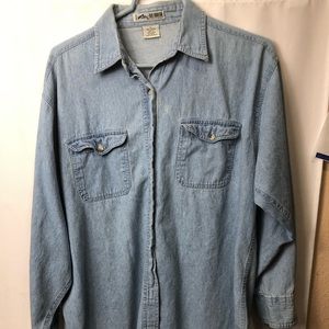 Blue mountain denim shirt